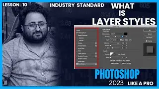 Layer Style in Adobe Photoshop  beginners guide Urdu | Hindi