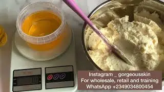 Best way to activate your whitening base cream/ how to make a strong whitening body lotion