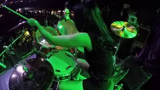 NERVOSA - Fear, Violence and Massacre / Luana Dametto (Drum Cam)