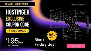 🚨 Hostinger Black Friday Sale 2024 &ndash; Up to 97% OFF COUPON CODE🚨 + 👉 FREE Bonuses - Claim Now