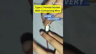 USB Type C Female Socket Connector #socket #typec #connectors #mount #panel #usb #socketconnection