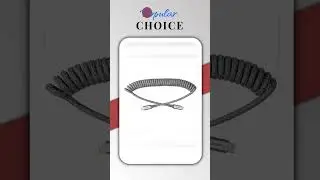 Ventev chargesync helix coiled USB C to Apple Lightning Cable 3ft Gray by Ventev