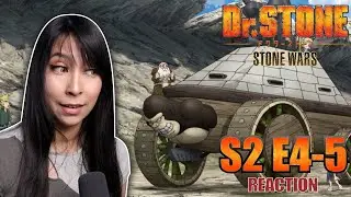 STEAM GORILLA!! | Dr.STONE STONE WARS Episode 4-5 Reaction Highlights