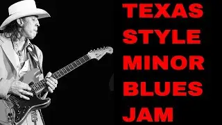 TEXAS Style D Minor Blues Jam | Guitar Backing Track in D Minor