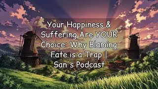 Your Happiness & Suffering Are YOUR Choice: Why Blaming Fate is a Trap | San's Podcast
