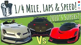 SM722 vs Zentorno vs Turismo R - GTA's Top Cars Tested! XSX (2022) [HD]