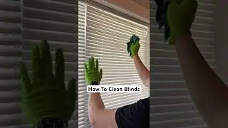 The Best Way To Clean Blinds #howto #cleaning
