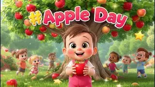 🍎 Apple Day | Fun Pixar-Style 3D Toddler Rhyme for Kids