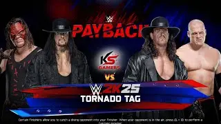 WWE 2K25 - Undertaker 14’ & Kane 12’ vs Undertaker 08’ & Kane 08’ | Extreme Rules Match PS5 