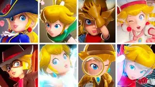 Princess Peach: Showtime! - All Transformations (No Commentary)