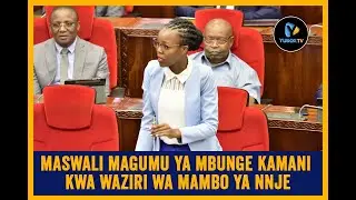 NGWASI KAMANI ALIA NA WAZIRI JUU YA AJIRA KWA VIJANA
