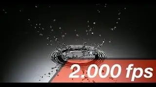 Drop Is Falling Into Water Building A Crown 1