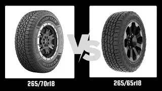 Размер шин 265/70r18 против 265/65r18