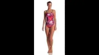 Speedo Turnz Bug Off Tie Back One Piece Swimsuit | SwimOutlet.com