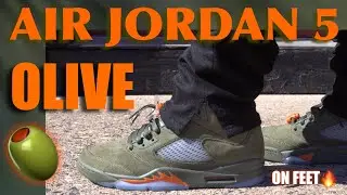 BETTER Than Ever!! Air Jordan 5 Olive Review & On Feet