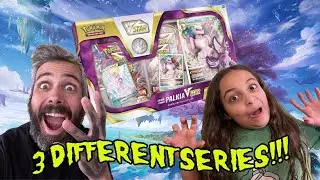 PALKIA VSTAR WITH 3 DIFFERENT SERIES BOOSTER PACKS!!!