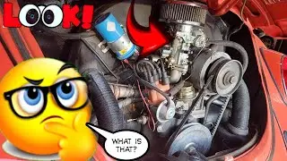 Here's how this 73 Volkswagen Beetle Motor would confuse the New Age Mechanic. Look at thes features