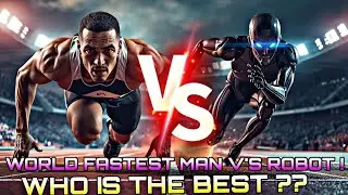 Future vs Human ⚡ | World Fastest Man VS Robot Race Who is the best ?? 