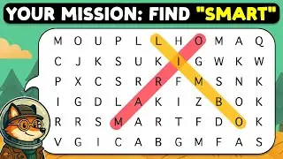 🦊🔍 Find &ldquo;SMART&rdquo; in This Impossible Puzzle 🔎🦊 | Word Search Puzzle