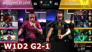 Unicorns of Love vs Vitality | Game 1 S7 EU LCS Summer 2017 Week 1 Day 2 | UOL vs VIT G1 W1D2