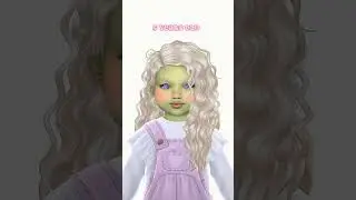 Grow up with my Sim Alien edition #sims4 #game #sims #thesims4 #sims4cc #videogames #simming #gaming