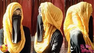 Easy and Casual Hijab Tutorial With Niqab For Everyday Wear | Be you and beauty