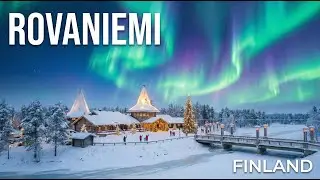 Rovaniemi / Finland / 4 K / Walking Tour