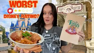 Disney World&rsquo;s WORST-Rated Restaurant | Tony&rsquo;s Town Square 2026 Review