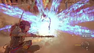 Horizon Forbidden West: melee pit aerial shots
