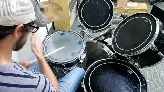 Drum Lesson: Sort Of Punk Bass Driven Beat (Slow then Fast)