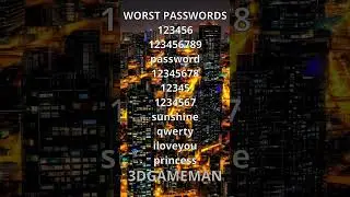 Top 10 Worst Passwords (Tip)