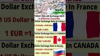 #currencyexchange  #dollarrateincanada #dollarprice #dollarratetoday #usa #canadiandollar #france