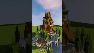 Your Local Witch House Build With Mods #minecraft #build #halloween