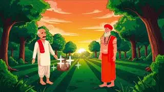 बाबा जी का चमत्कारी पोटला | गरीब आदमी की कहानी | Moral Story | cartoon video #moral #animation#trend