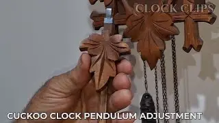 Cuckoo Clock Pendulum Adjustment