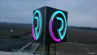 POLE SIGN RINEO 12m high (250x200cm)