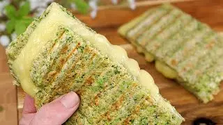 Хлеб БЕЗ глютена и муки! Сыр крок и хлеб с брокколи за 5 минут &hearts;