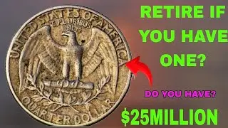 $12.2 Million Dollar Quarte Very Expensive USA Silver Quarter Dollar Coins That Could Make You Rich!