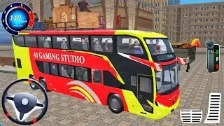 New Bus Simulator 2025: Luxuy Coach AI Bus Driving Real Bus Games 3D! Bus Game Android Gameplay