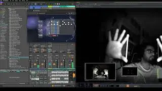 Live Coding - Sonic pi + Ableton +  Touchdesigner + Kinect   - Performance 01