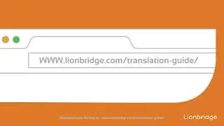Lionbridge: The Definitive Guide to Website Translation