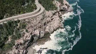 The Otter Cliffs in Acadia National Park, Maine