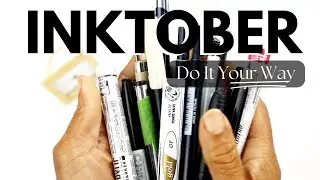 What is Inktober? Draw with me - Dreamcatcher