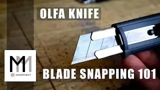 Нож OLFA: Основы работы с клинками // РУКОВОДСТВО ДЛЯ НАЧИНАЮЩИХ Видео