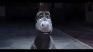 Donkey sudden realization meme extended.