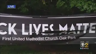 2 Black Lives Matter Signs Slashed Outside Oak Park Churches