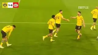 Jadon Sancho goal back to back BVB vs PSV Eindhoven