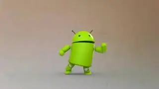 Muñeco Android bailando