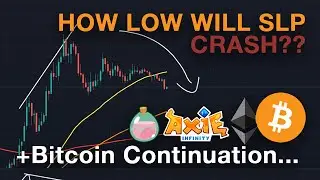 HOW LOW WILL SLP CRASH?? BITCOIN FORMING A CONTINUATION PATTERN!! + ETH Update || Crypto Tagalog
