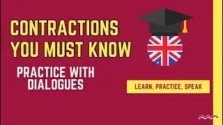 Contractions you must know Learn, Practice, Speak #english #education #nativeenglish #contractions